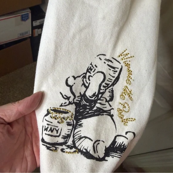 Winnie the Pooh Party White Hoodie Size XXL - Picture 5 of 6